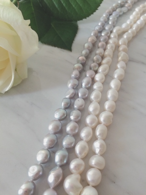 真珠 ネックレス クラシックデザイン レジャ Leja クラシックパール真珠ネックレス20代 30代 40代 （WHITE